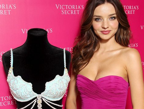 Miranda Kerr presenta el sujetador más caro del mundo de Victoria's Secret
