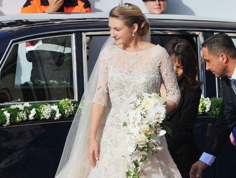 Vestido de novia de la Princesa Stéphanie de Luxemburgo