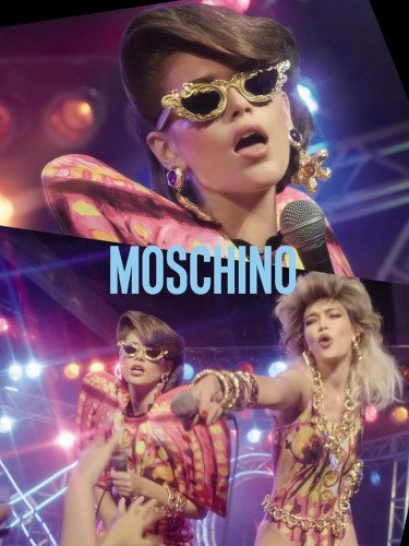 Las hombreras y los detalles dorados son protagonistas de la colección primavera/verano 2020 de Moschino