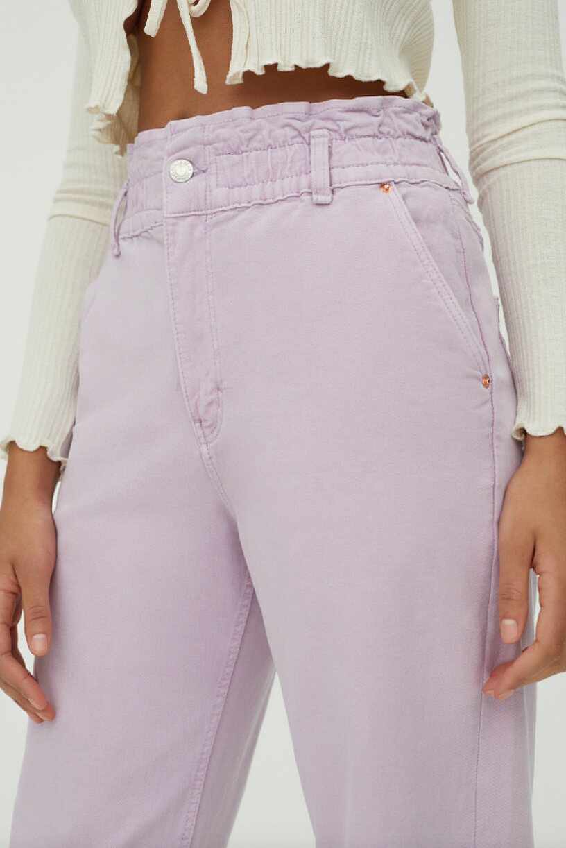 Pantalones paperbag con cintura elástica | Foto: Pull&Bear