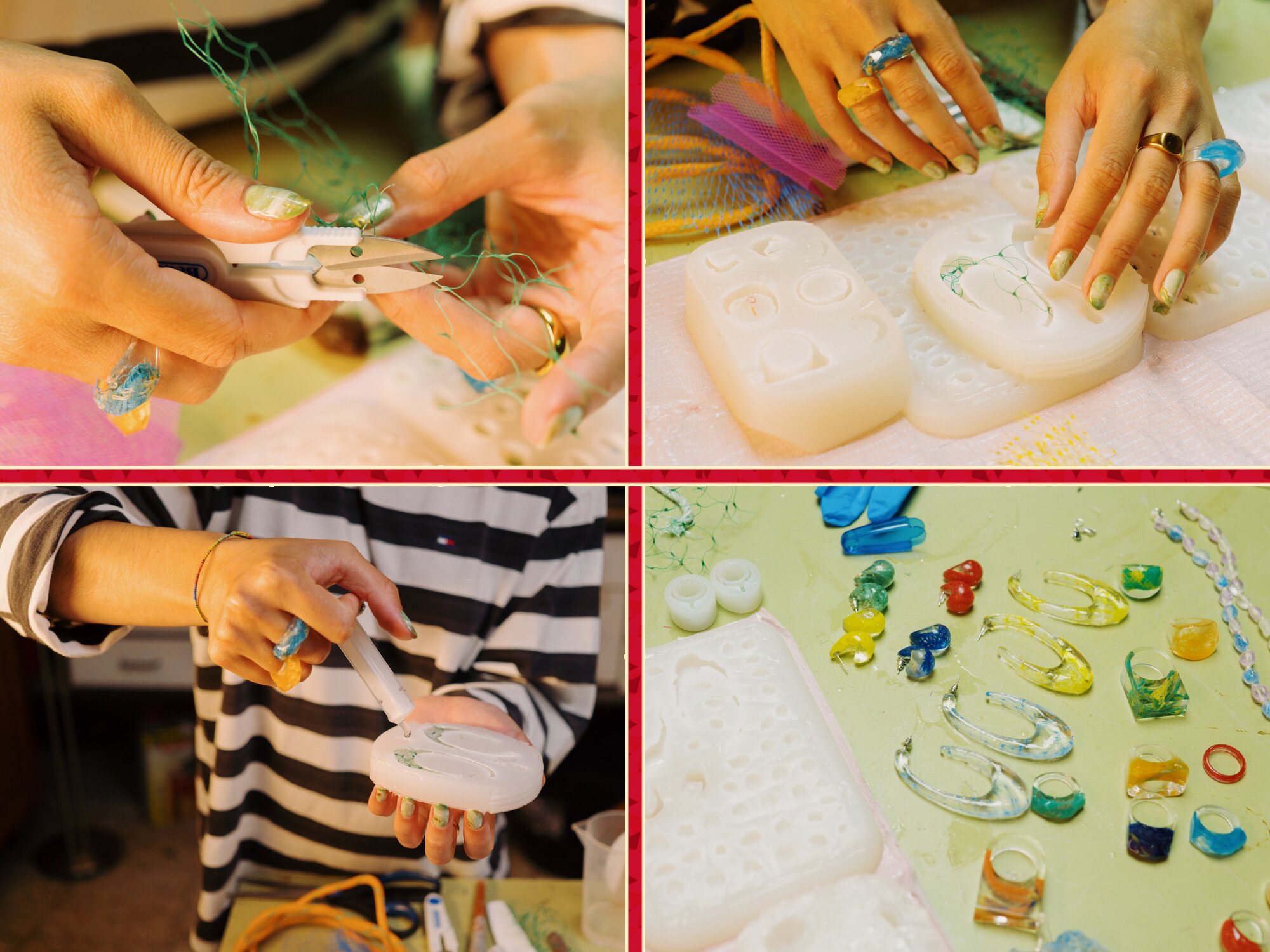 Proceso de creación de las joyas de LIXO Atelier | Fotos: Cortesía de LIXO / Anxo Beiro