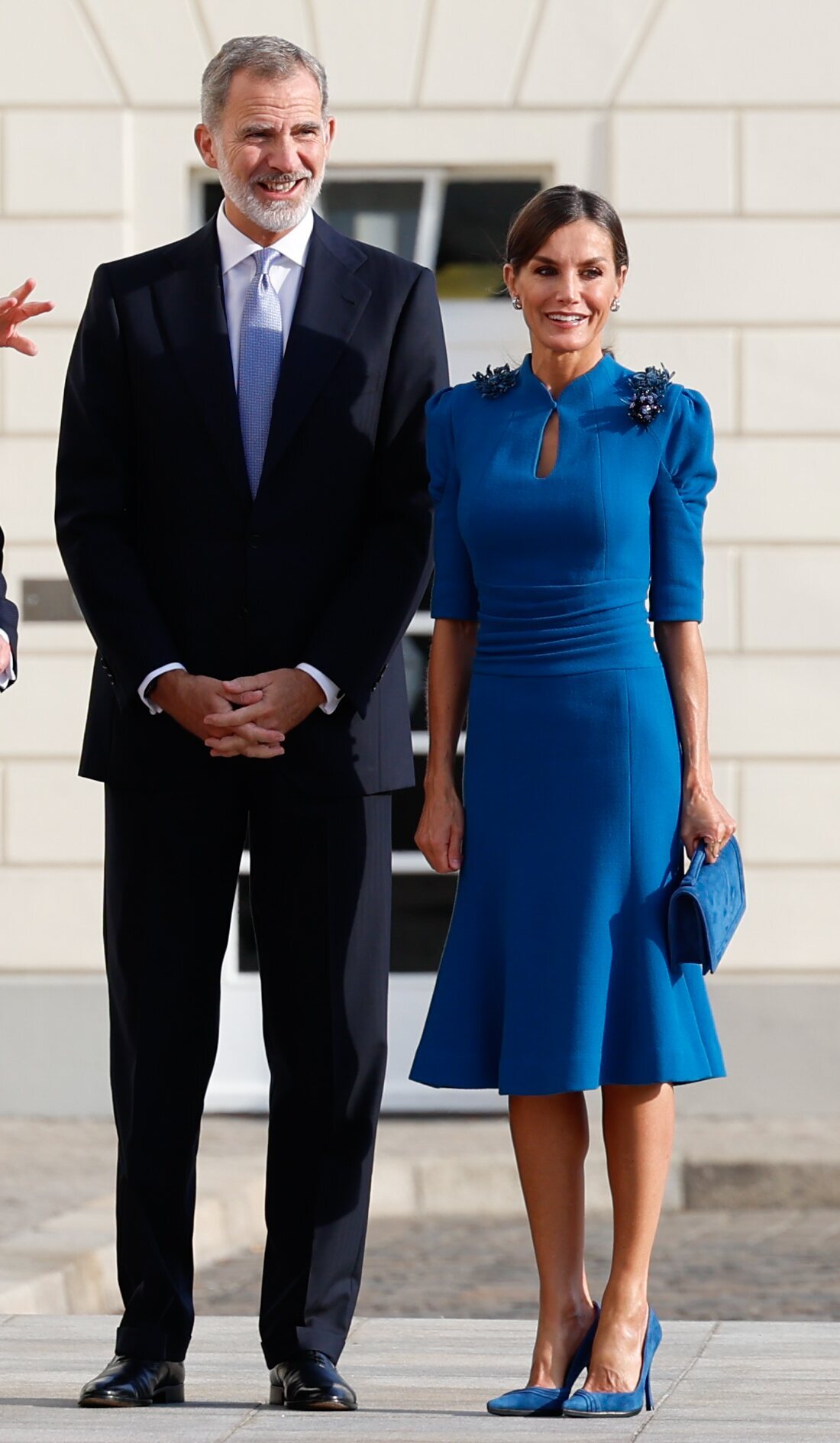 Los Reyes Felipe y Letizia en la ceremonia de bienvenida en su visita de Estado a Alemania | Foto: Bekia.es / Gtres