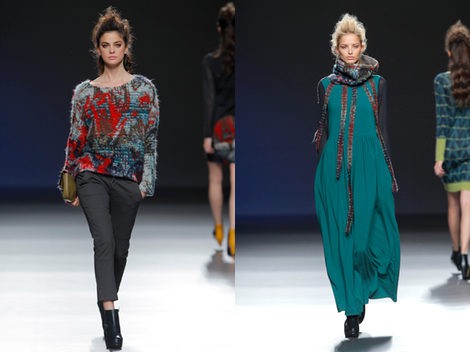 Dos propuestas de Sara Coleman en Madrid Fashion Week otoño/invierno 2013/2014