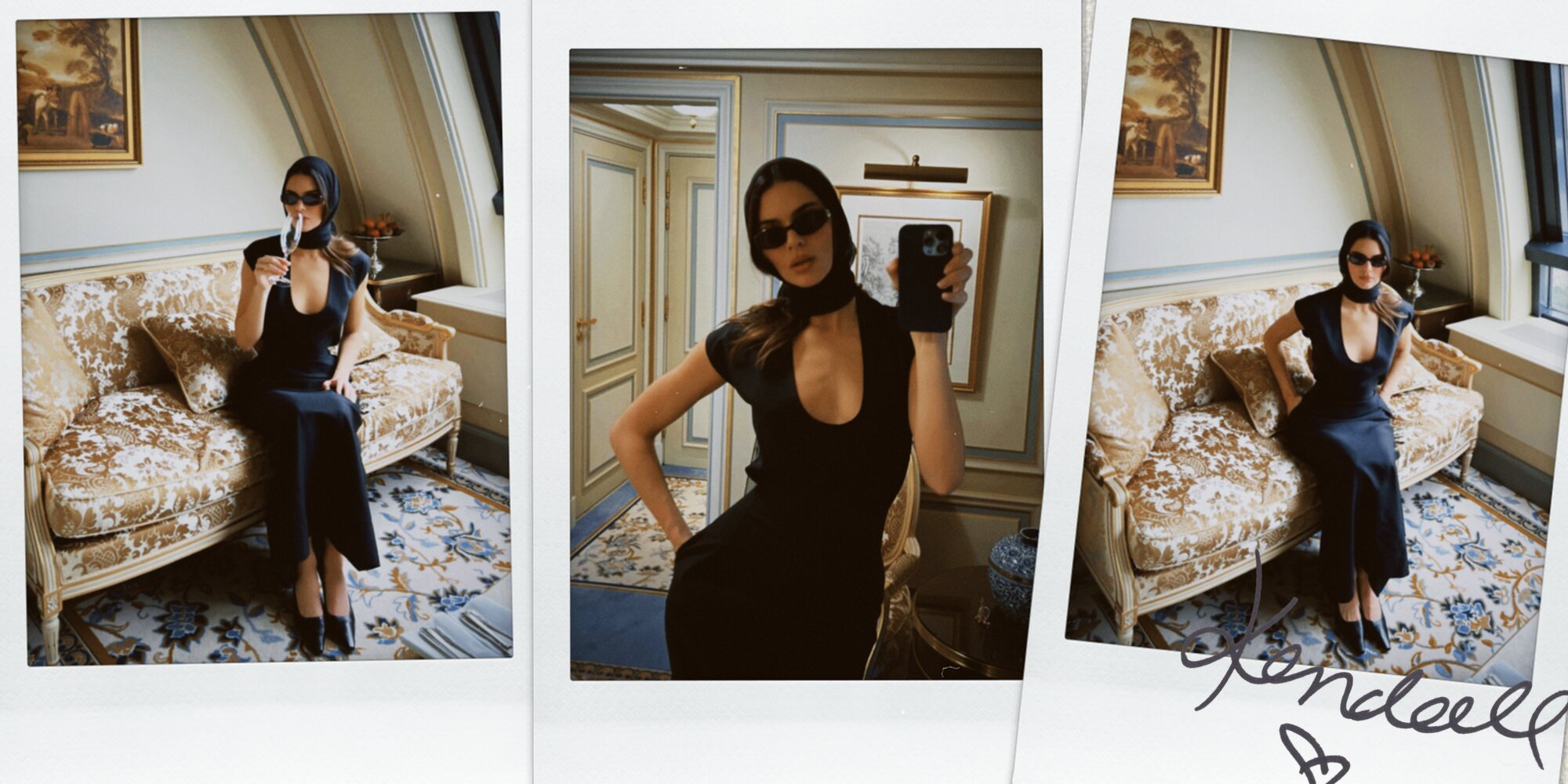 Kendall Jenner con un look de The Row en París | Fotos: Instagram