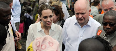 Angelina Jolie en un viaje solidario por El Congo