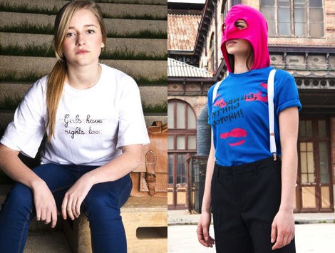 Camiseta 'Girls' y Camiseta 'Pussy Riot'