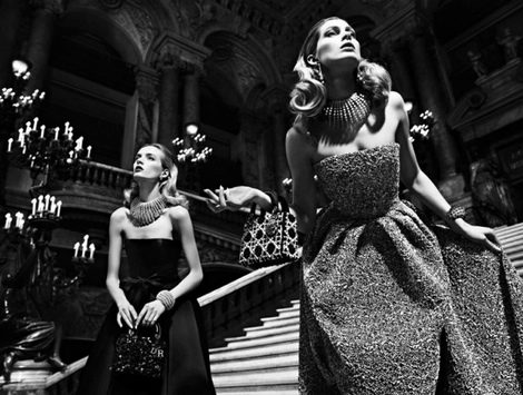 Shooting de la campaña otoño/invierno 2013 de Dior