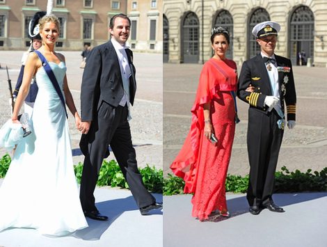 Looks de las princesas Tatiana de Grecia y Mary de Dinamarca