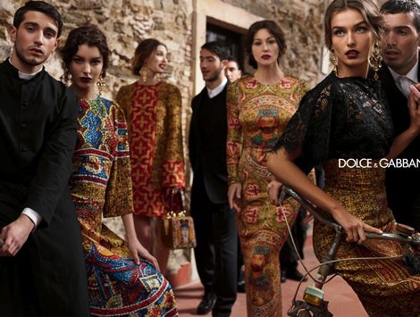 Fotografía de la campaña otoño/invierno 2013 de Dolce & Gabbana