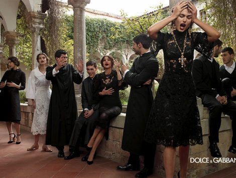 Imagen de la campaña otoño/invierno 2013 de Dolce & Gabbana
