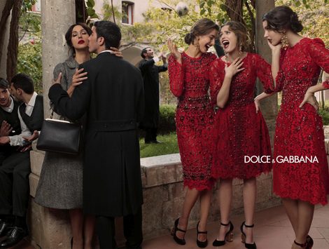 Campaña promocional de la colección otoño/invierno 2013 de Dolce & Gabbana