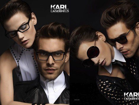 Jon Kortajarena y Saskia de Brauw presentan la colección 'Karl Lagarfeld Eyewear'