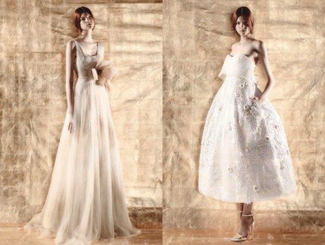 Propuestas de la colección Bridal 2014 de DelPozo