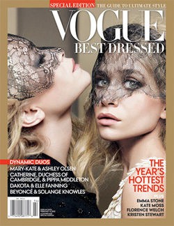 Portada Vogue Edición Mejor Vestidas 2011