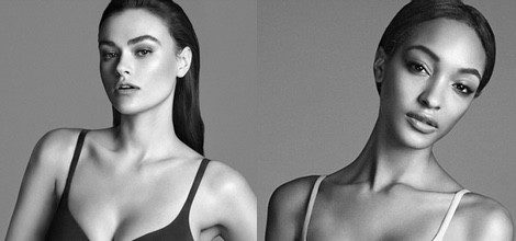 Myla Dalbesio compara con Jourdan Dunn en dos campañas de Calvin Klein
