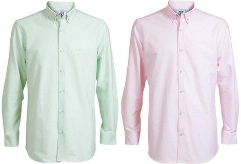 Camisas en verde y rosa de la colección de Cristiano Ronaldo
