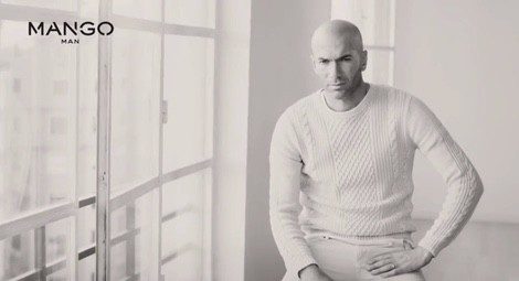 Zinedine Zidane, embajador de la colección primavera/verano 2015 de Mango Man