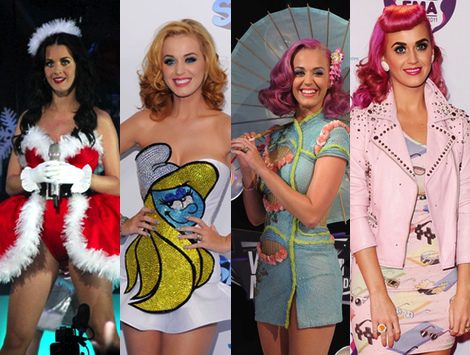 Katy Perry y sus extravagantes modelitos