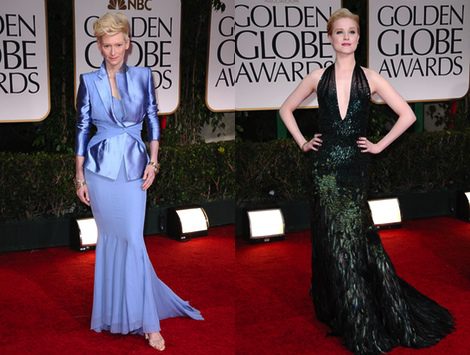 Meryl Streep, Tilda Swinton y Madonna, los 'antilooks' de los Globos de Oro 2012