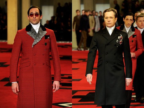Adrien Brody y Gary Oldman desfilan para Prada en la Semana de la Moda de Milán