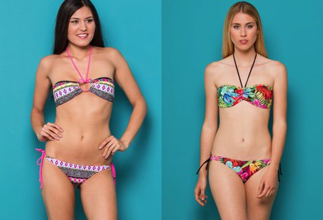 Bikinis con estampados tribales y tropicales de la colección 2015 de Inside