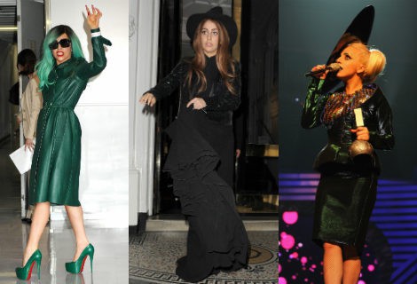 Lady Gaga vestida como toda una bruja de cuento