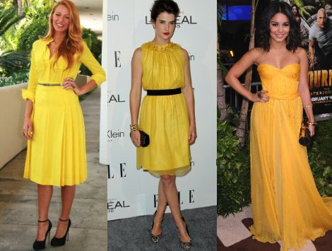 El amarillo solar será el color de esta primavera 2012