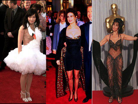 Las tres celebrities que ocupan los primeros puestos de las peor vestidas en los oscar