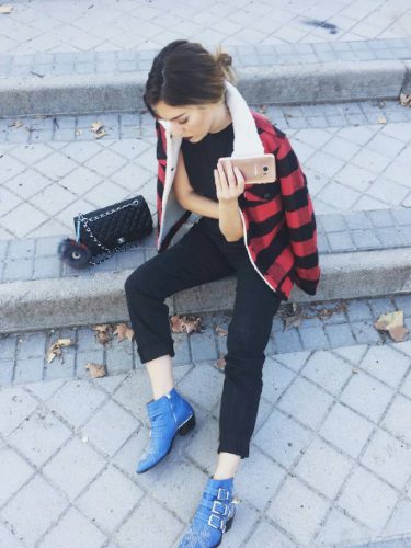 Blanca Suárez con uno botines de Chloé | Instagram