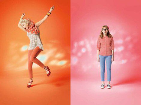 Imágenes promocionales de Uniqlo con Cindy Lauper y Tavi Gevinson