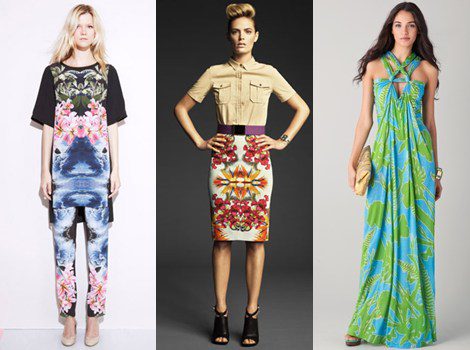 Diseños de Stella McCartney, Givenchy y Matthew Williamson en estampado tropical para este verano