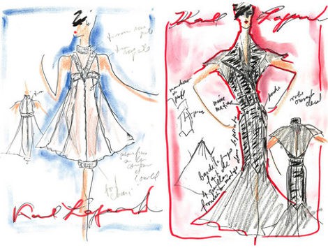 ¿Quieres lucir un vestido de noche diseñado por Karl Lagerfeld?, ahora puedes hacerte con uno