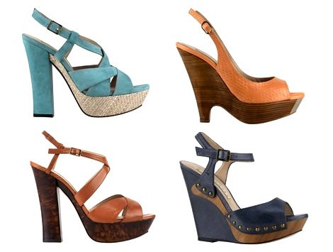 Cuatro modelos de la colección verano 2012 de Pura López