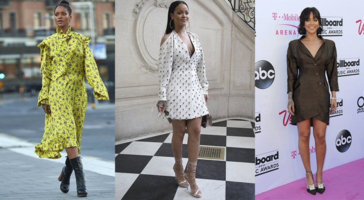 Varios looks de Rihanna en 2016
