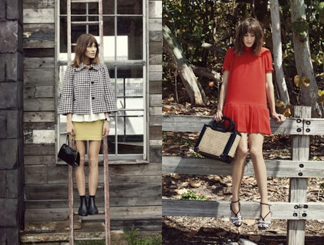 Alexa Chung luce las propuestas más 'british' de Vero Moda para este otoño 2012
