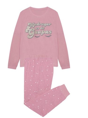 Pijama 'Madrugar es de guapas' de la colección cápsula de La Vecina Rubia y Women Secret