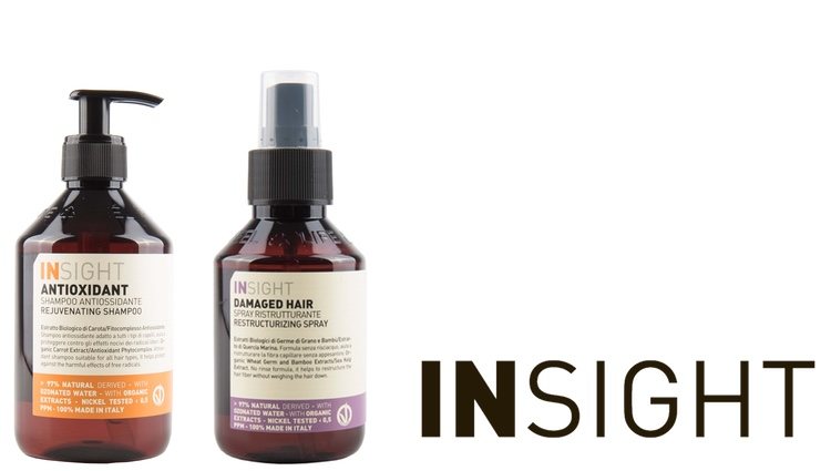 Insight Dry Hair Spray and Antioxidant Shampoo