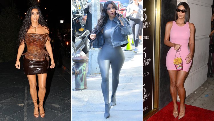 Kim Kardashian es arriesgada hasta el su street style