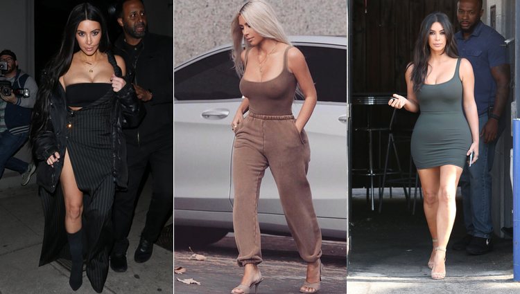 Kim Kardashian potencia al máximo su figura en sus looks de diario 