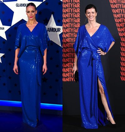 El vestido azul klein de Diane von Furstenberg causa furor entre las celebrities