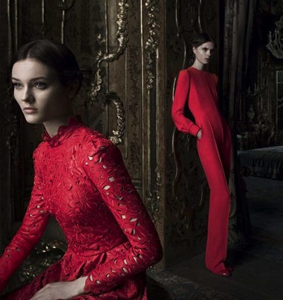 El 'rojo Valentino' protagoniza la campaña otoño/invierno 2012/2013 de la firma