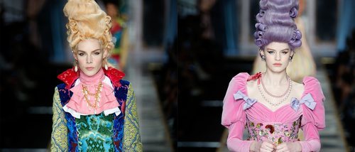 El exorbitante estilo de Maria Antonieta inspira la colección de Moschino otoño/invierno 2020-2021