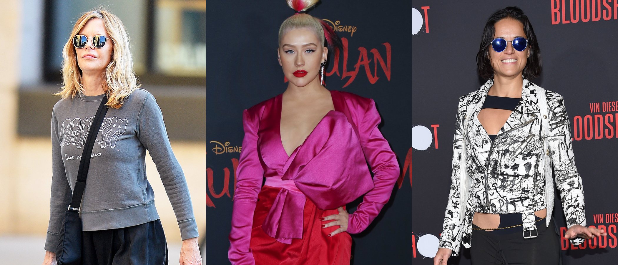Meg Ryan, Christina Aguilera y Michelle Rodríguez entre las peor vestidas de la semana