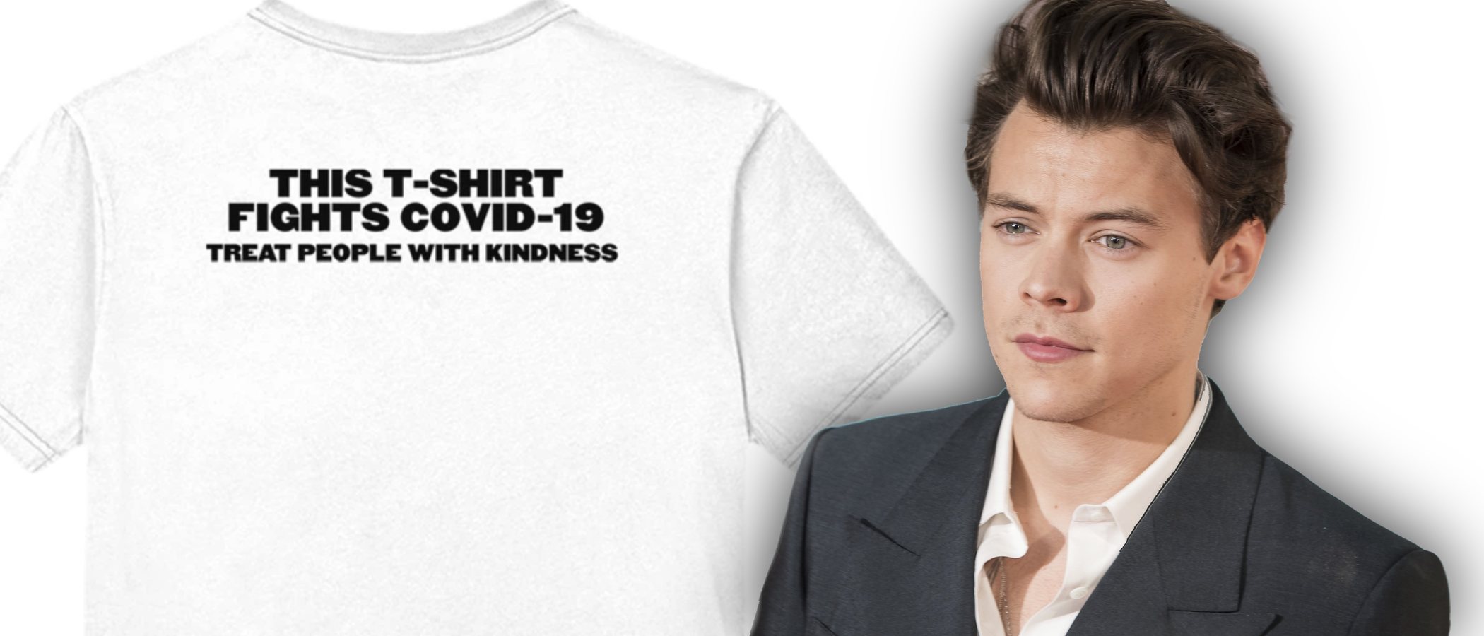 Harry Styles diseña una camiseta y las ganancias se donarán a la OMS para luchar contra el covid-19