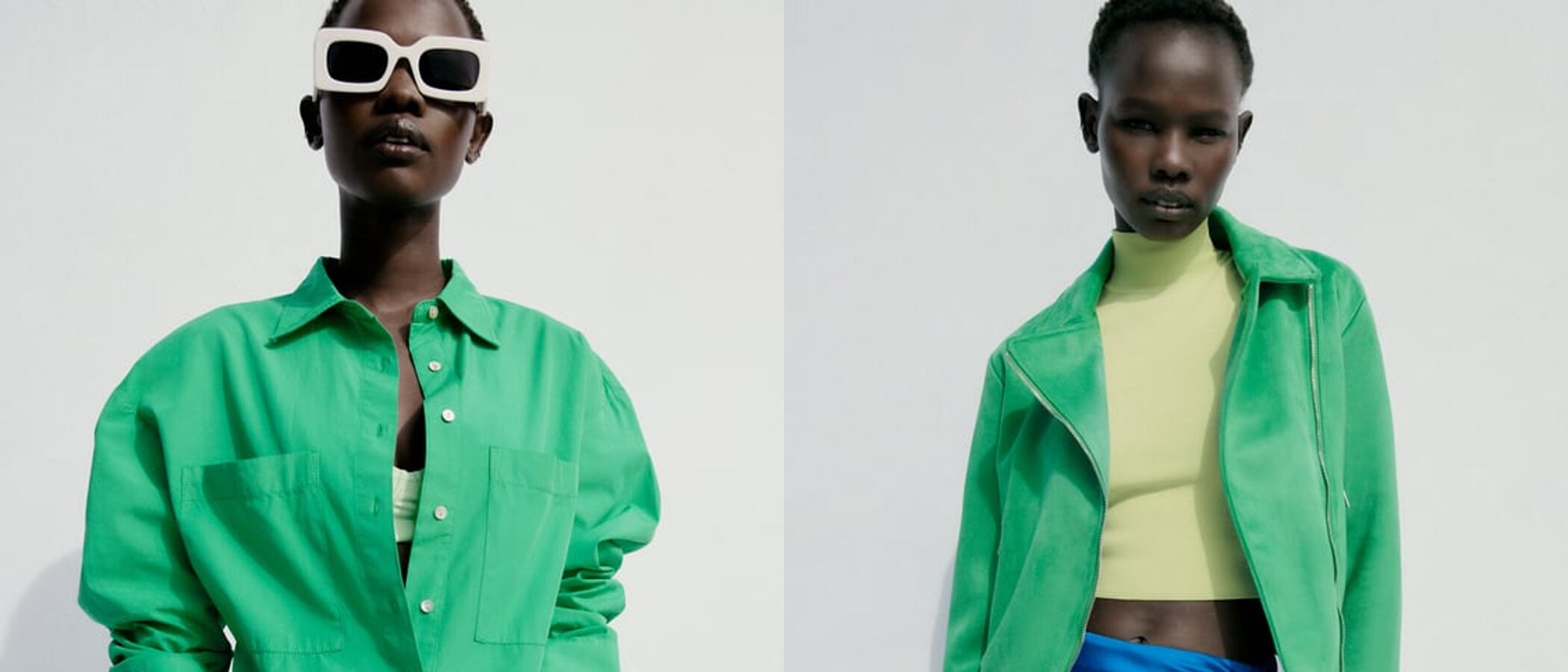 Si tú también estás obsesionada con el verde Bottega, Zara tiene nuevas prendas en su tienda que te interesan