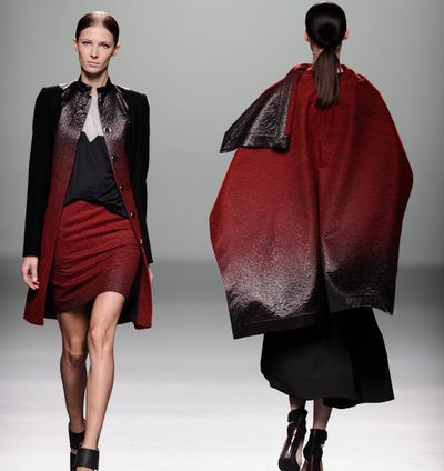 Rabaneda debuta en Madrid Fashion Week con un colección otoño/invierno 2013/2014 de superposiciones