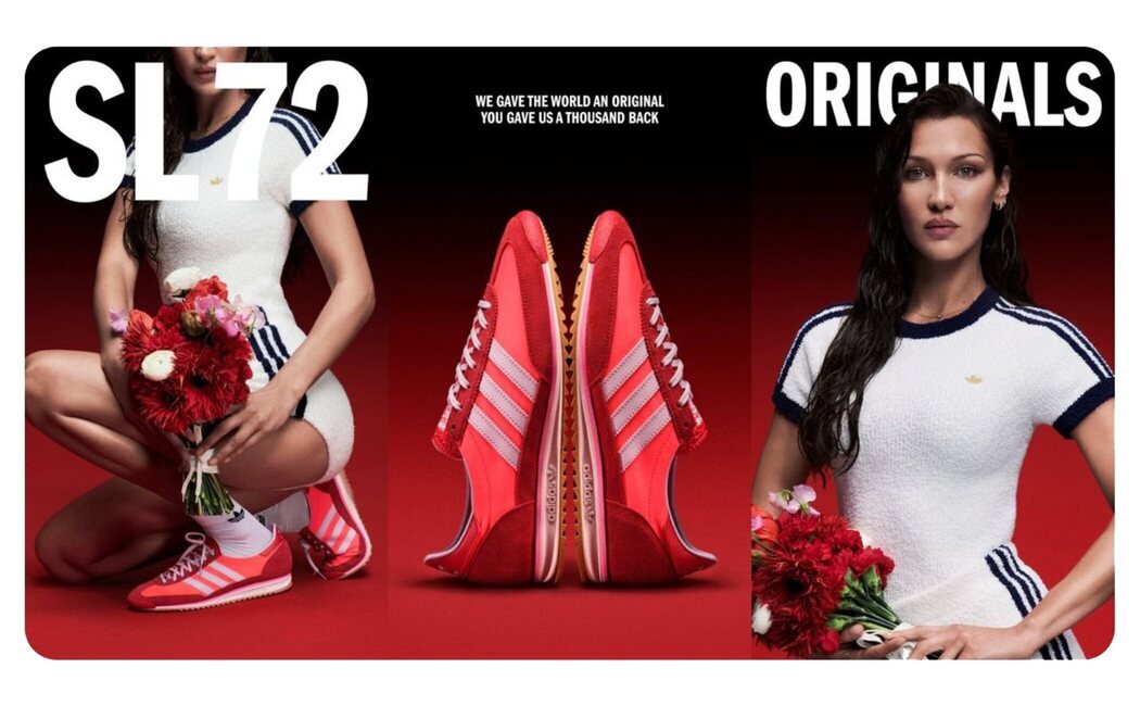 Todas las polémicas de la campaña de las SL72 de Adidas protagonizada por Bella Hadid para los Juegos Olímpicos de París