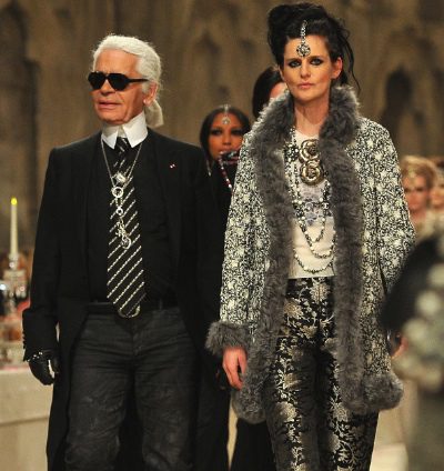 Karl Lagerfeld presenta en París su colección Métiers d'Art Paris-Bombay 2011/12 para Chanel
