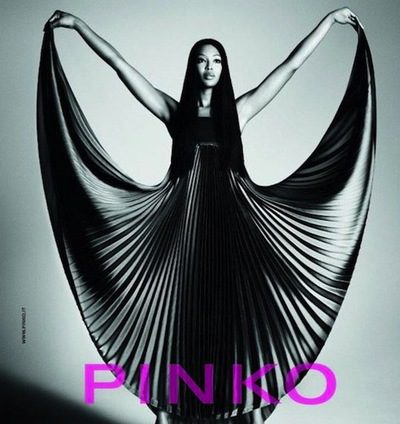 Naomi Campbell, imagen de la nueva colección de Pinko para primavera 2012