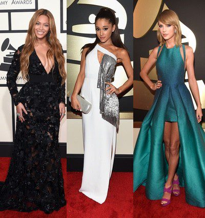 Beyoncé, Ariana Grande y Taylor Swift, entre las mejor vestidas de los Grammy 2015